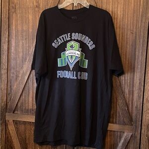 Seattle Sounders Black T-Shirt